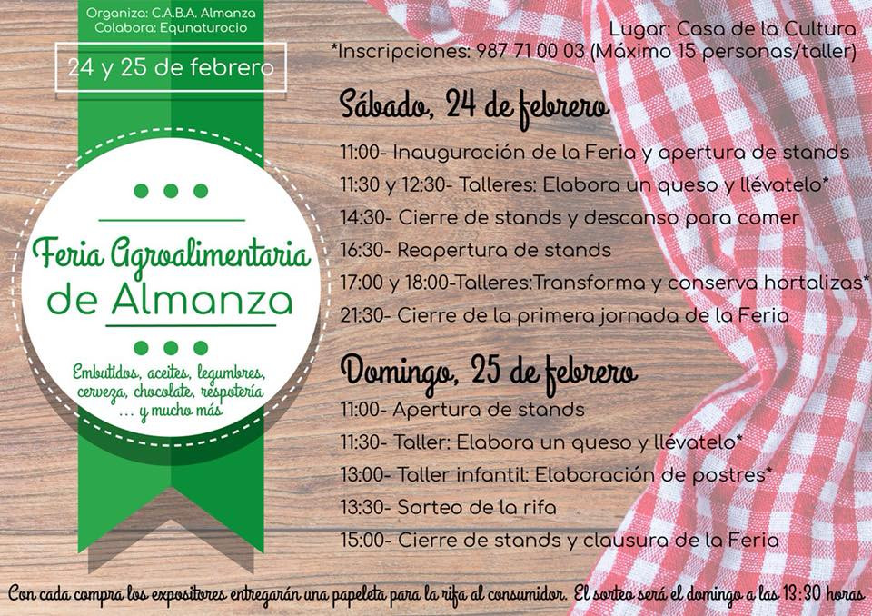 Almanza Celebrar Este Fin De Semana Su Primera Feria Agroalimentaria