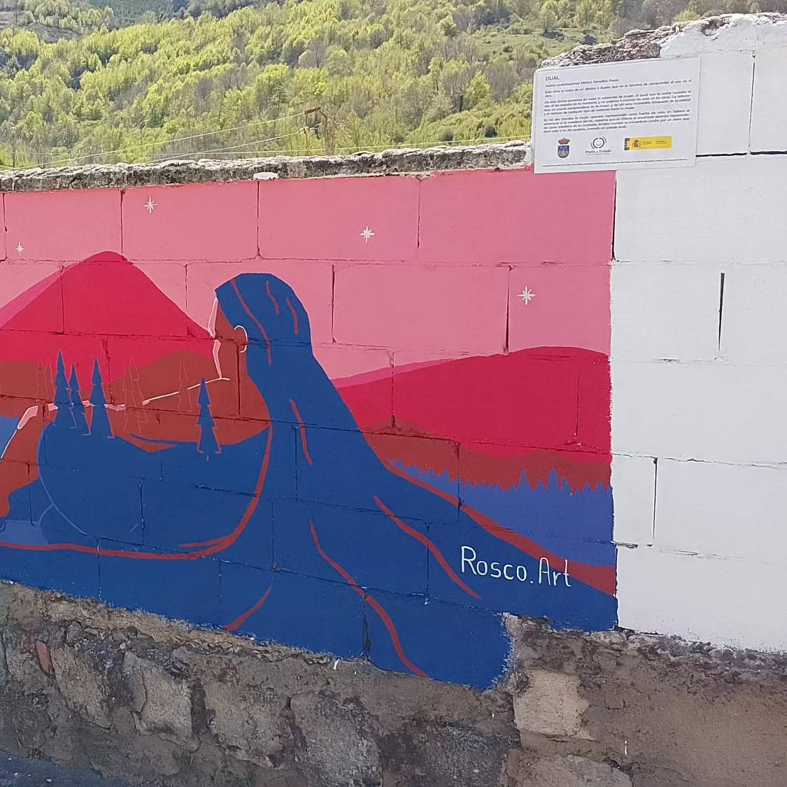 Mural rosco.art en Sabero violencia contra la mujer (3)